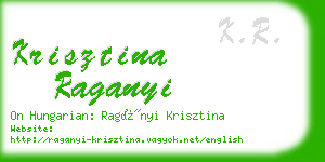 krisztina raganyi business card